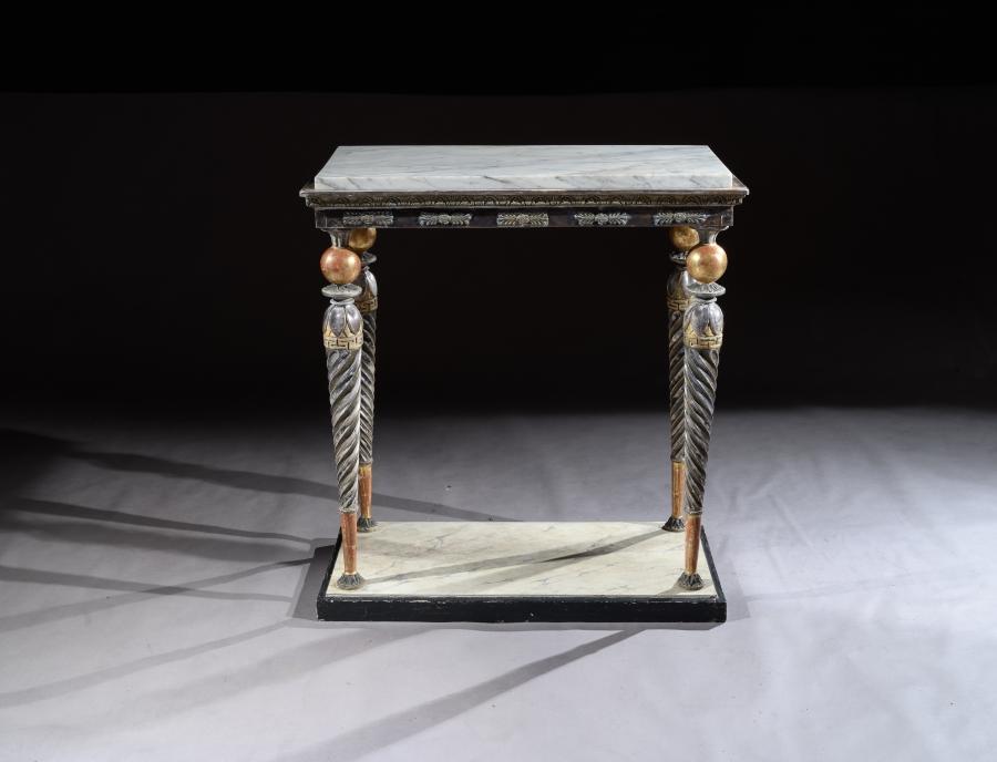 A Fine Swedish late Gustavian Console Table, Early 19th Century attributed to Jonas Frisk (active in Stockholm 1805 -1824)