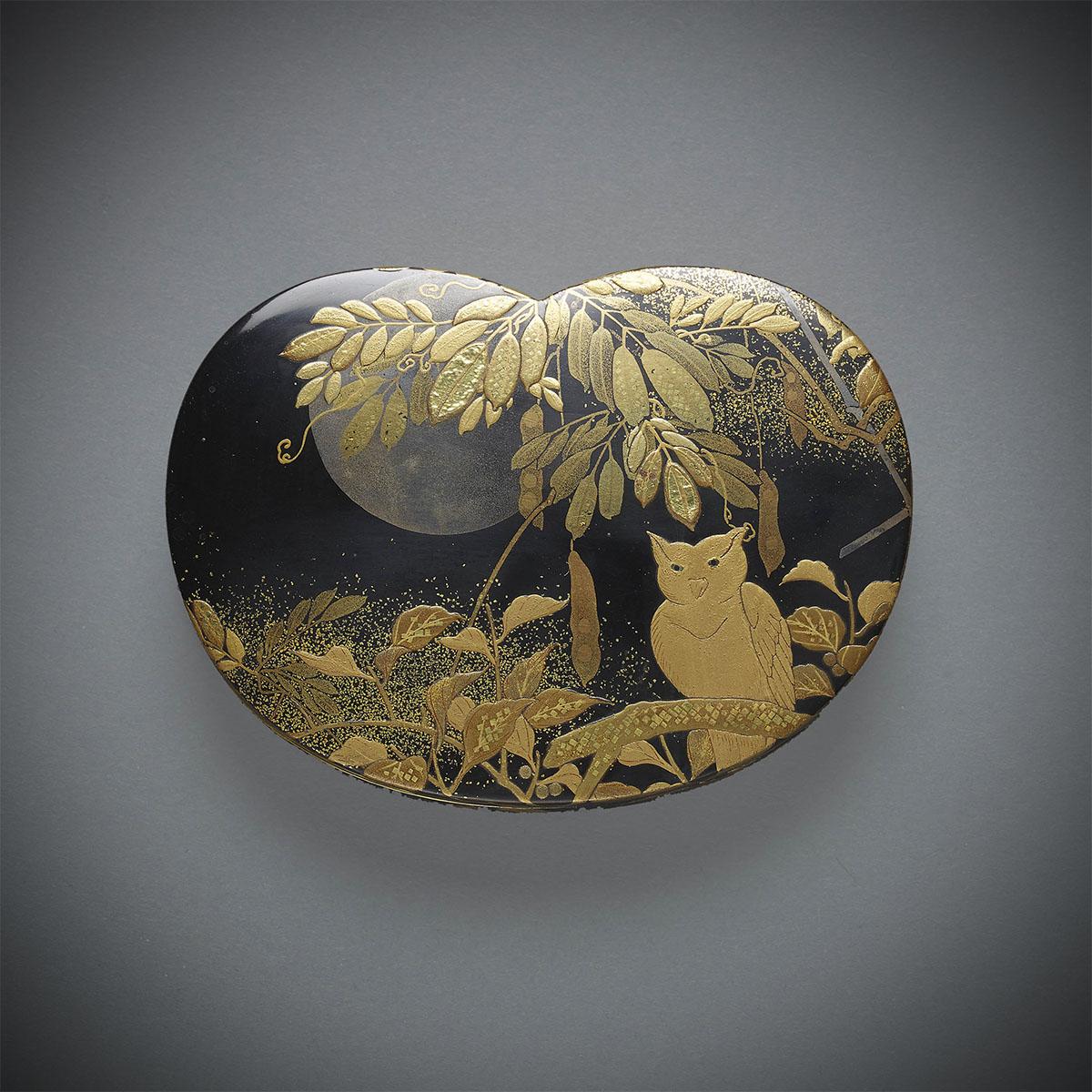 Lacquer Box with Owl
