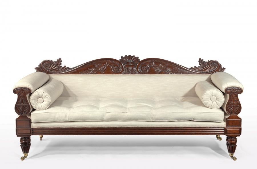 Fine Late Regency Sofa After A Design by John Taylor