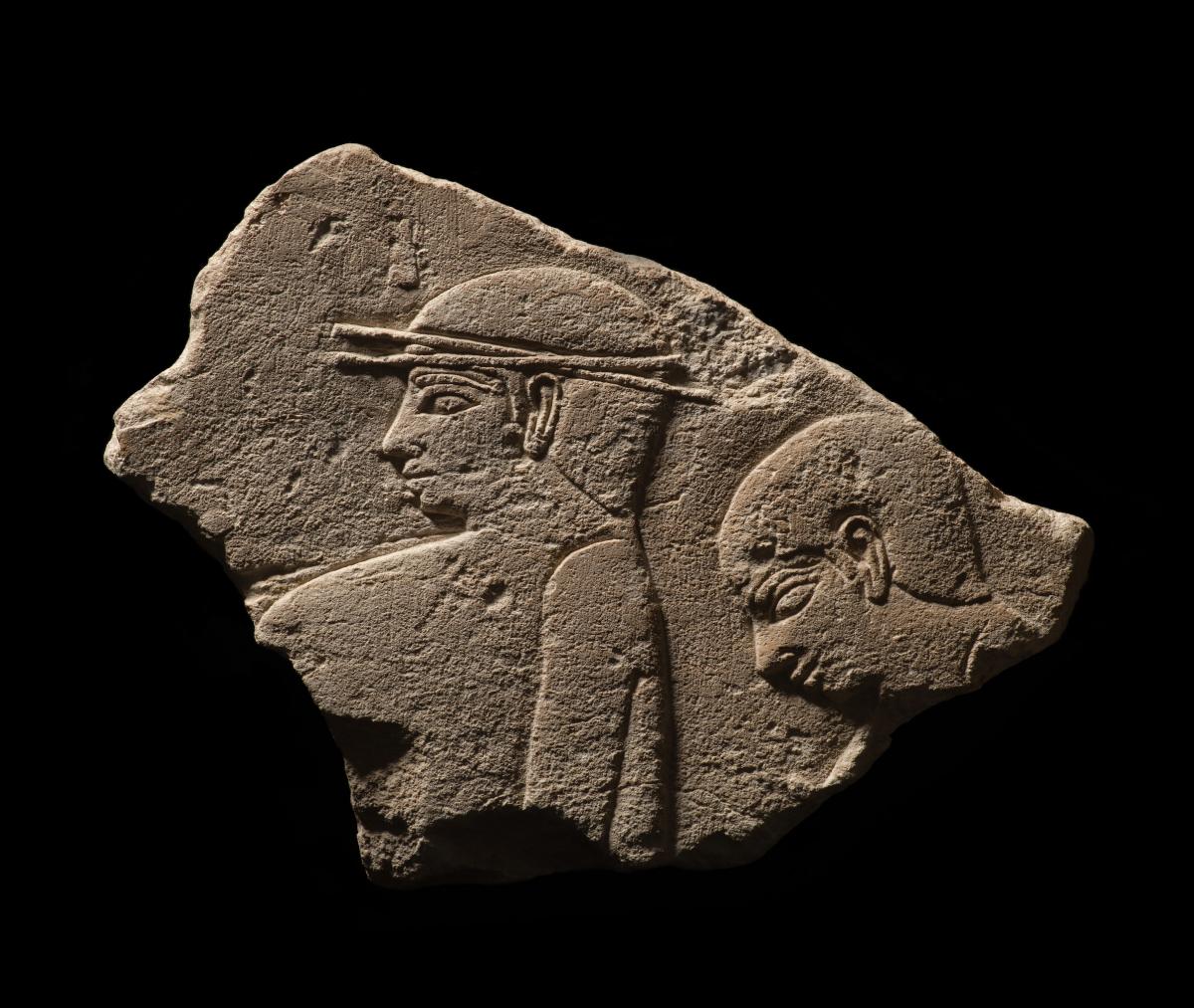 Egyptian relief fragment, Old Kingdom, late 5th Dynasty, c.2400 BC