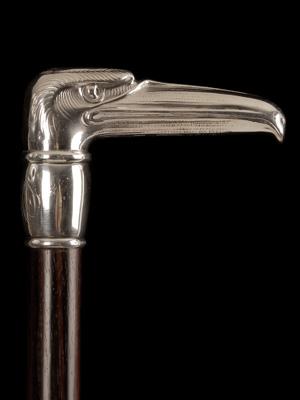 American silver "Nast Eagle" Tiffany & Co. cane_e