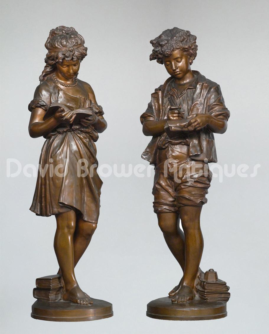 bronze sculptures by Mathurin Moreau