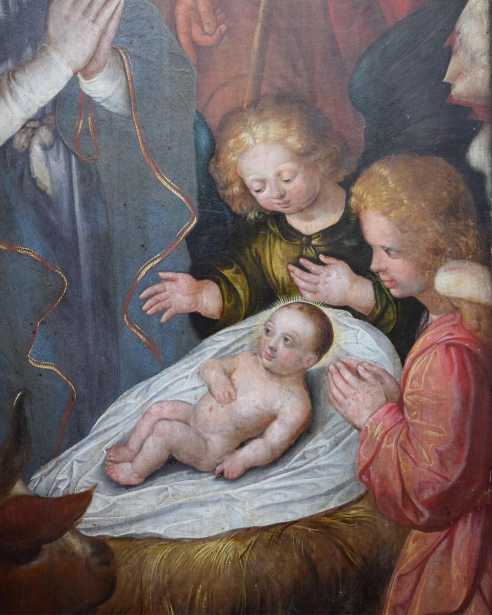Altarpiece panel, manner of Otho Van Veen (1556 - 1629). Flemish, 17th century
