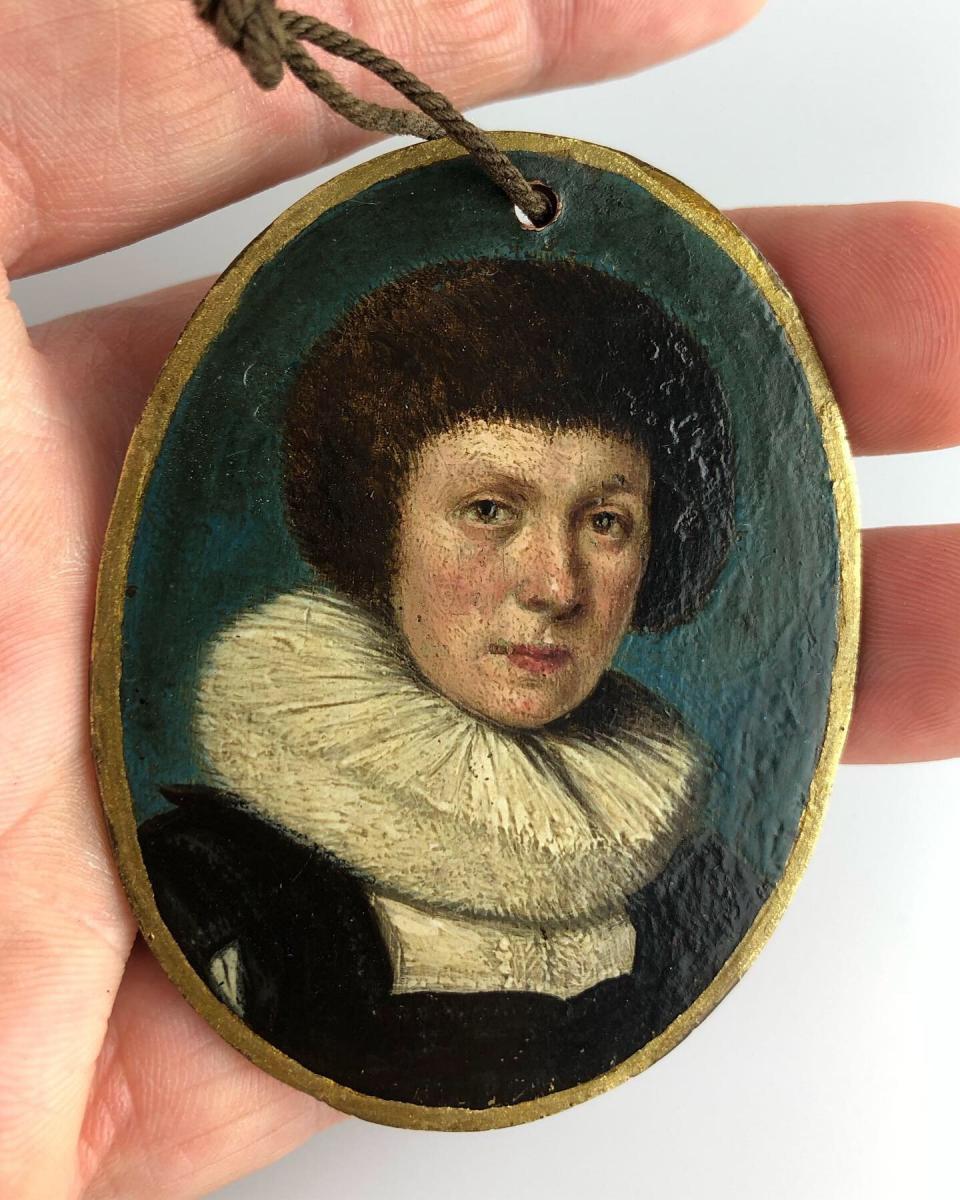 Oil on copper. German, first half of the 17th century