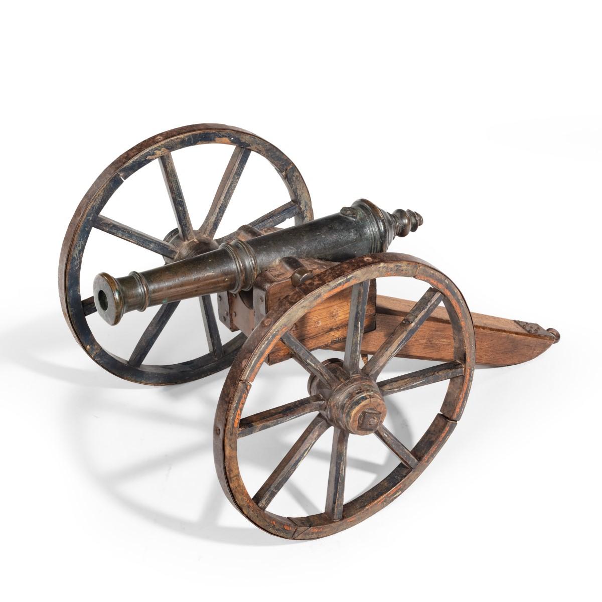 A mid-Victorian model of a field cannon