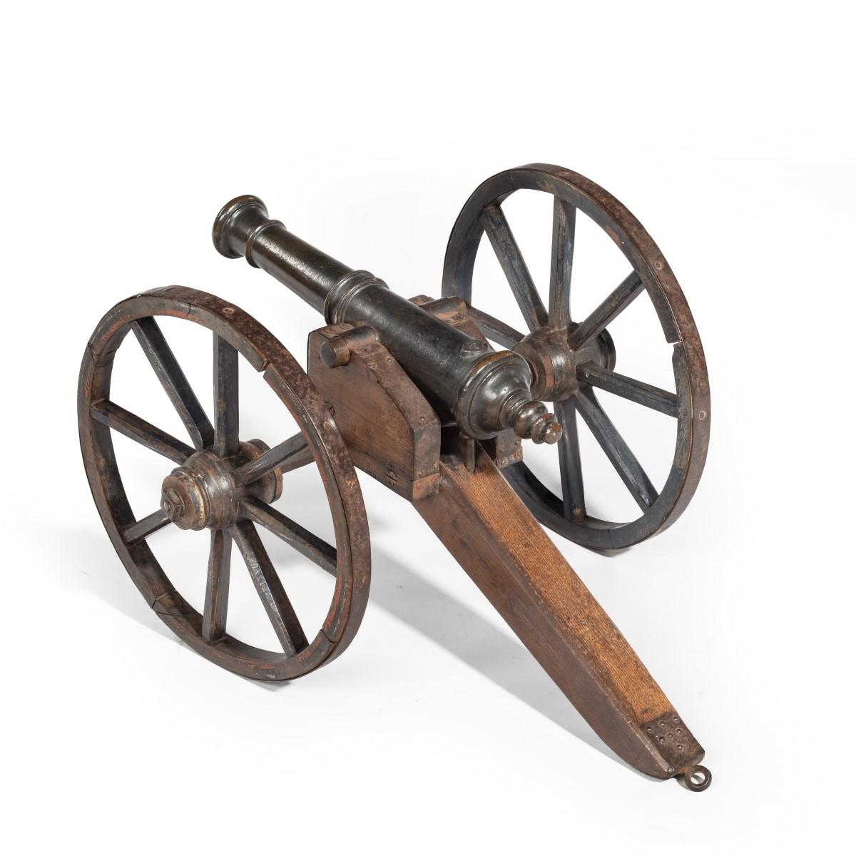 A mid-Victorian model of a field cannon