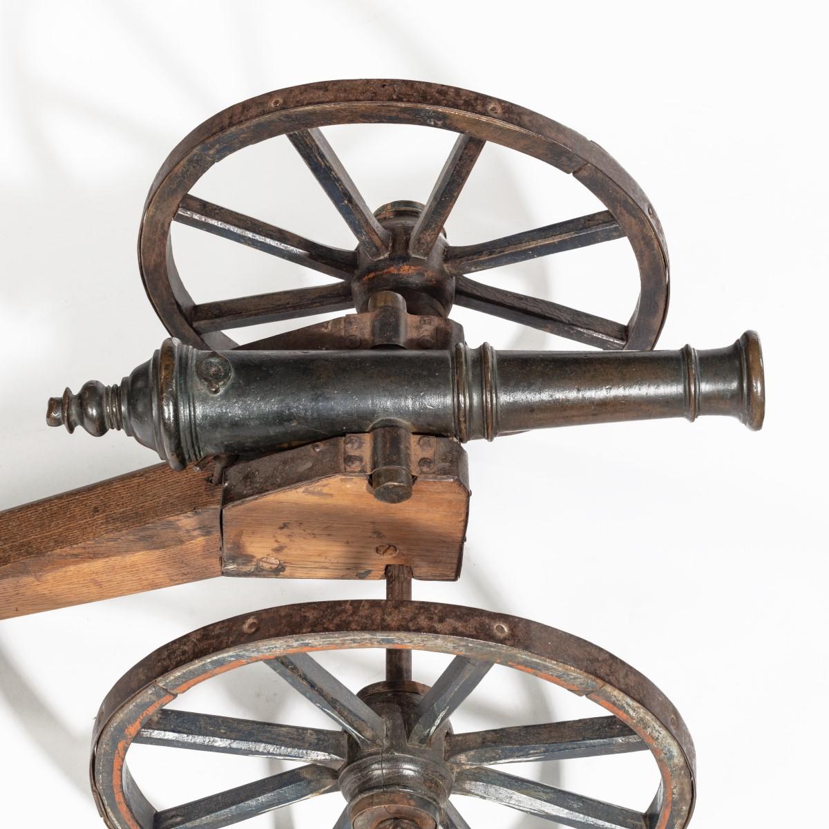 A mid-Victorian model of a field cannon