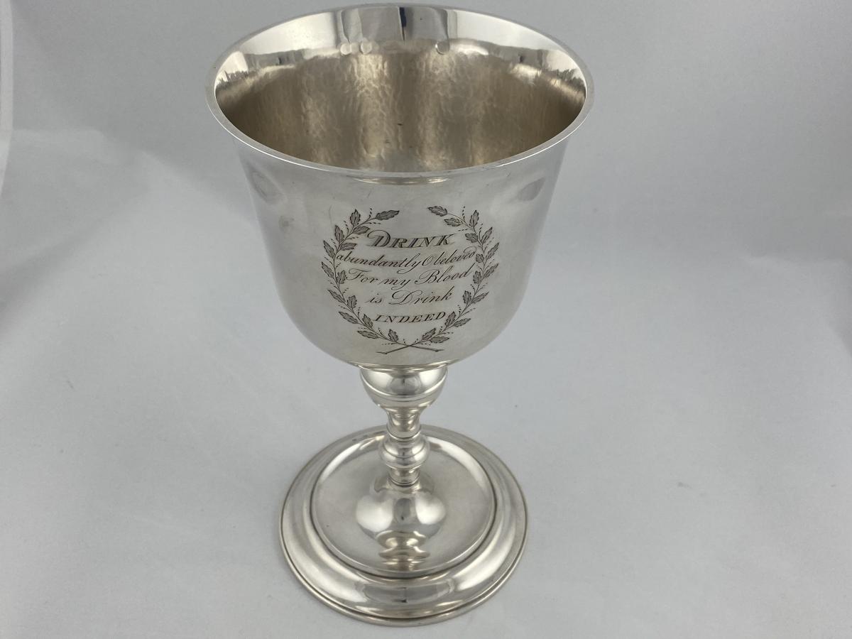 Large Antique Silver William IV Communion Cup 1836 | BADA