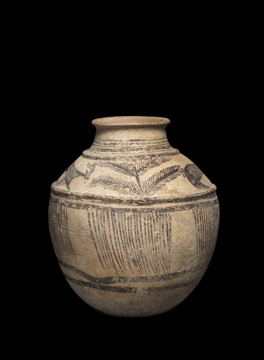 Elamite jar with goats and palms, Susa region, Iran, mid 3rd millennium BC