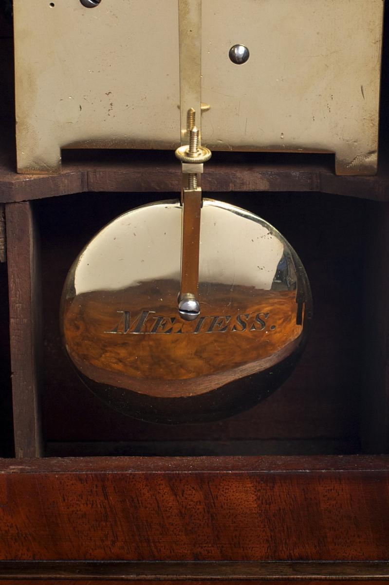 Regency Mahogany Bracket Clock by Memmes, Trafalgar Square, London
