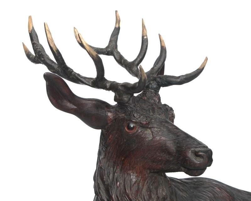 A fine late 19th century Black Forest stag