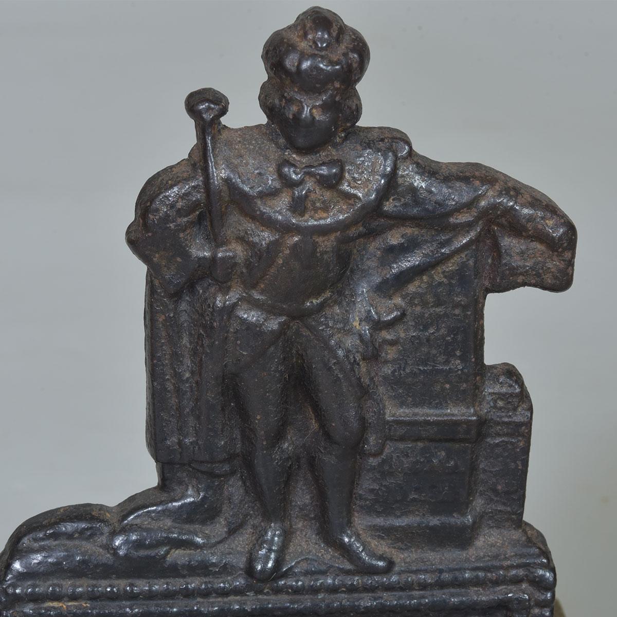 19th century Iron Figure