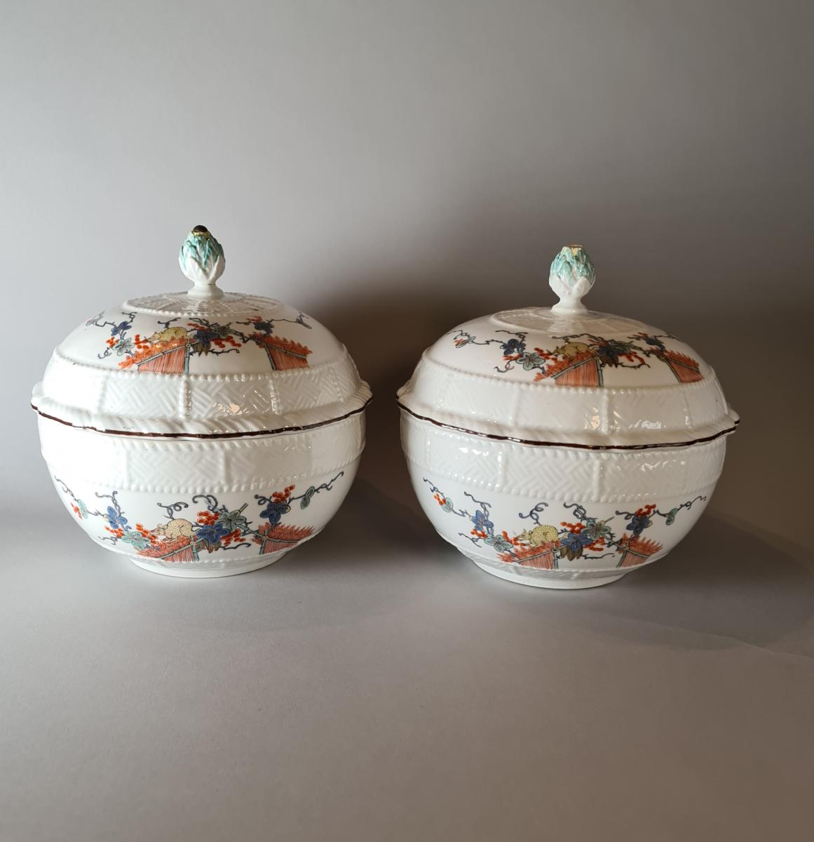 Meissen circular tureens