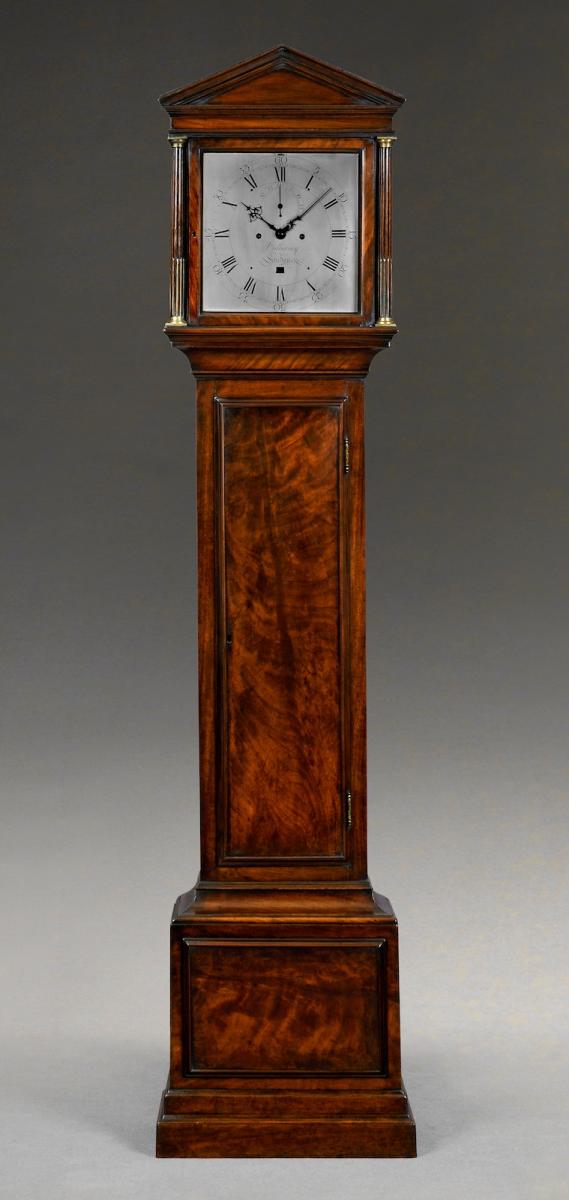 Benjamin Vulliamy, London, A fine George III mahogany longcase clock