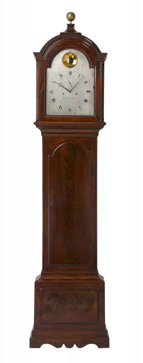 Josiah Emery, London Fine George III mahogany longcase clock. Circa 1790