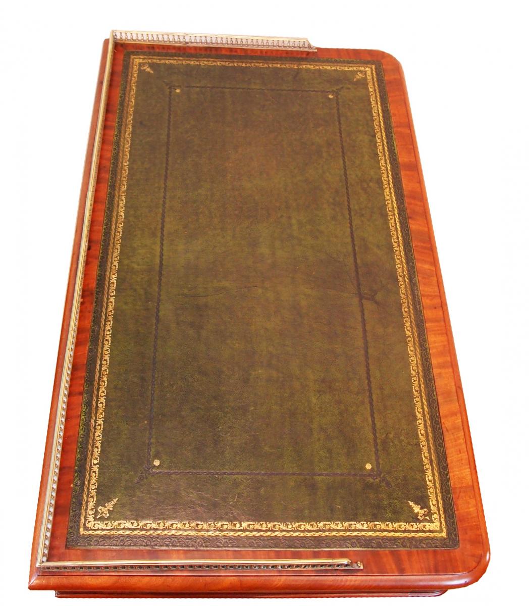 Mid 19th Century English Mahogany Victorian Writing Table 