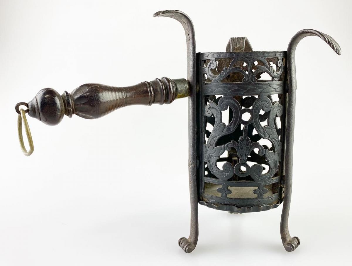 Iron table brazier. French, late 17th century