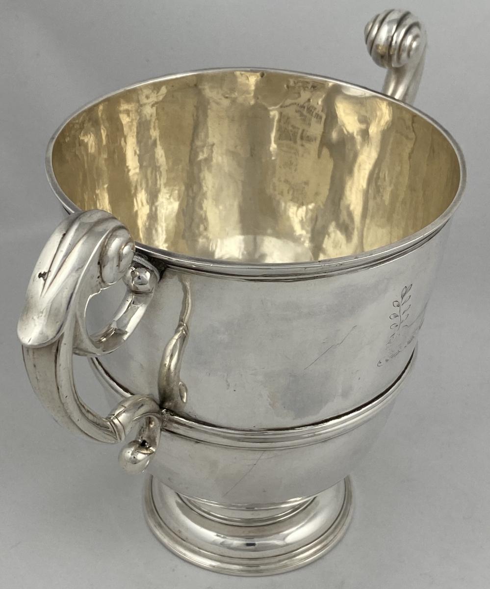 Irish Dublin silver loving cup William Bell
