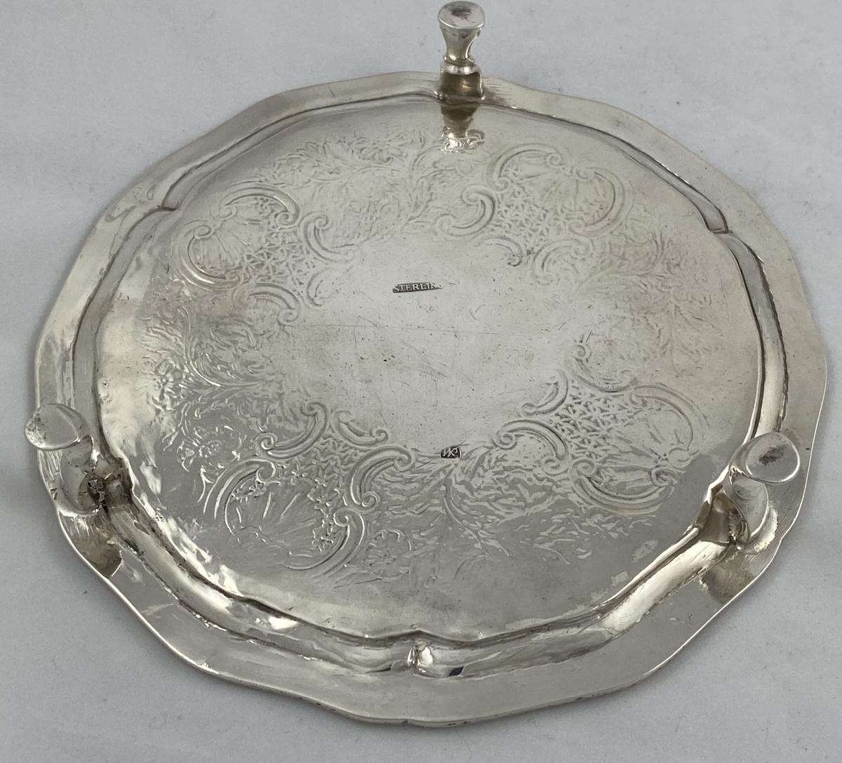 Cork silver salver William Reynolds Cork silver for sale