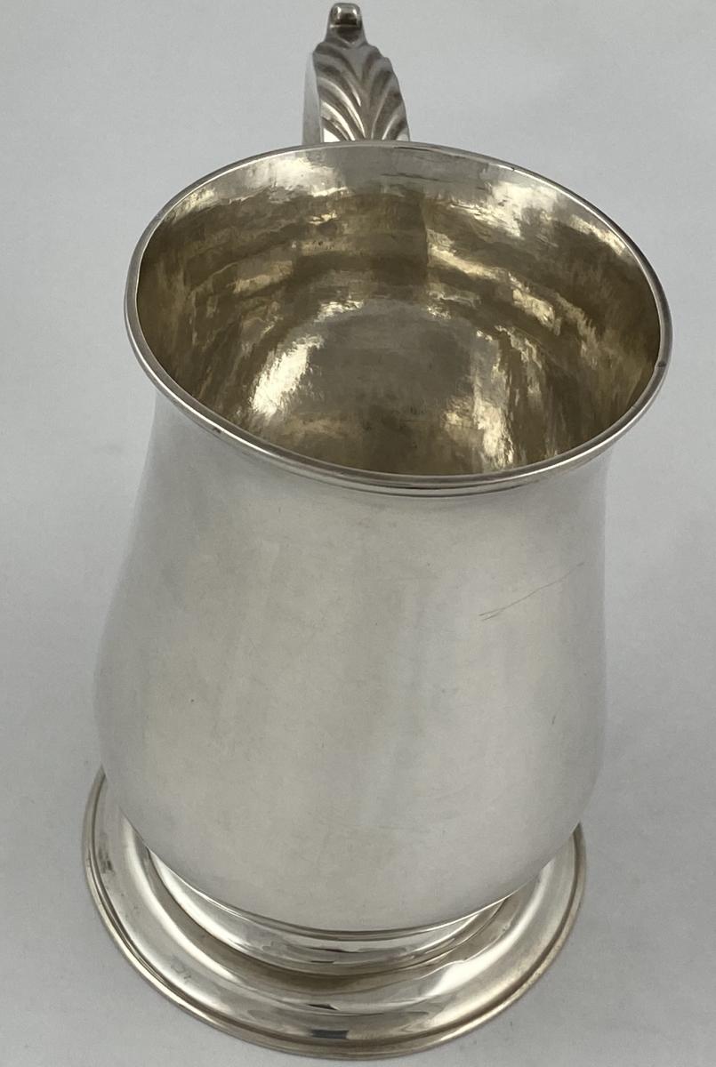 Hester Bateman Georgian silver mug tankard 1776