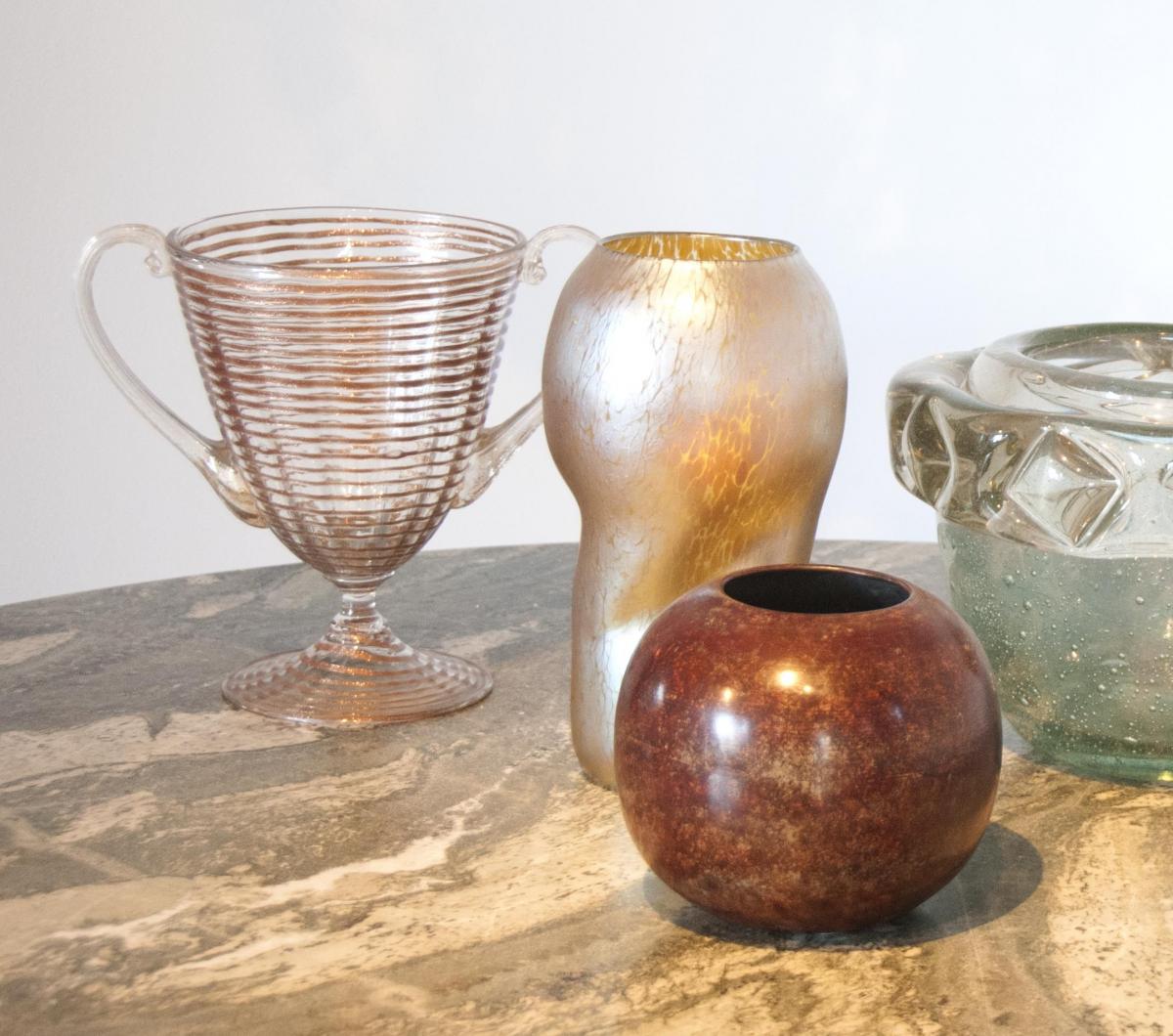 Art Nouveau Loetz 'Papillon Candia' Glass Vase