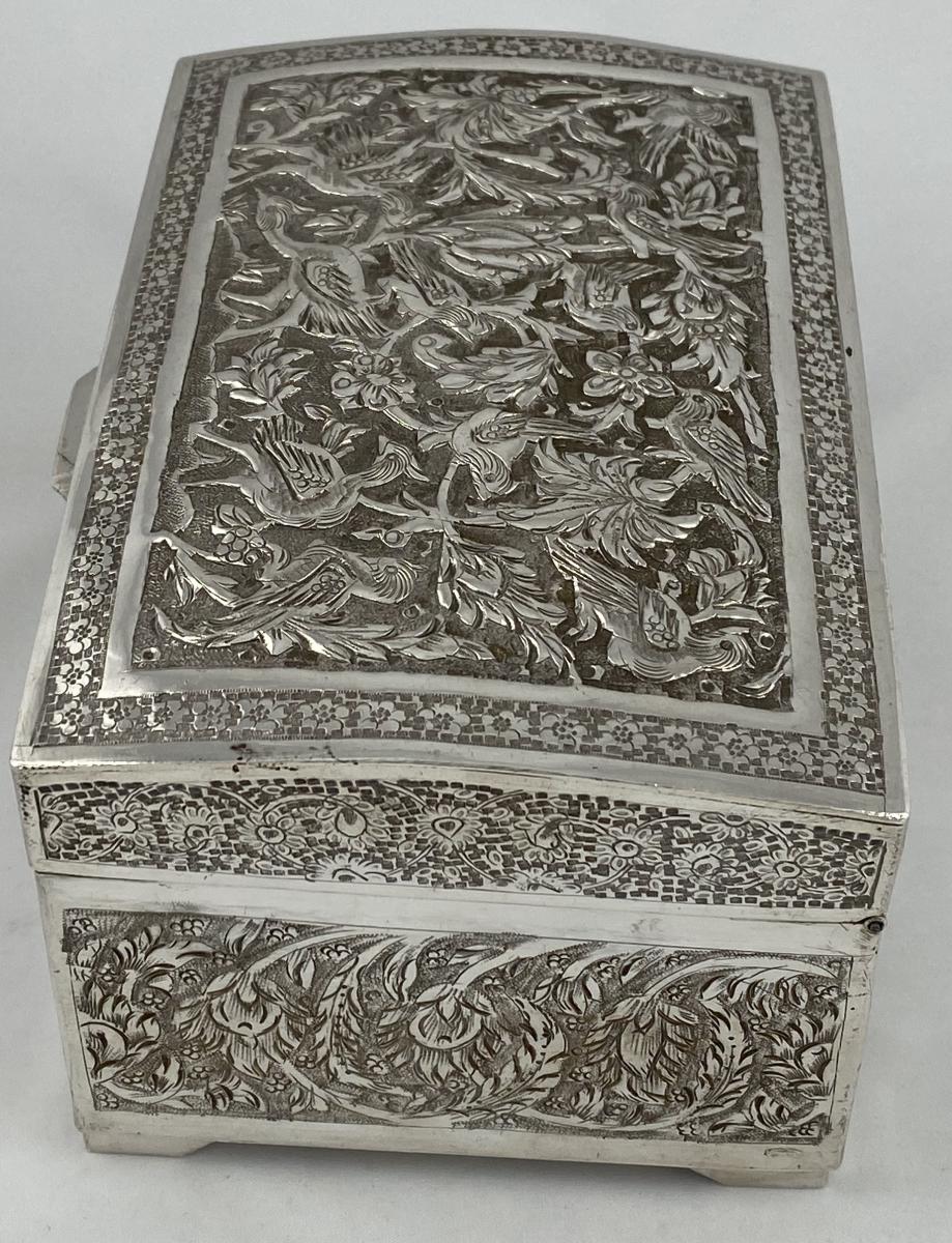 Persian silver box