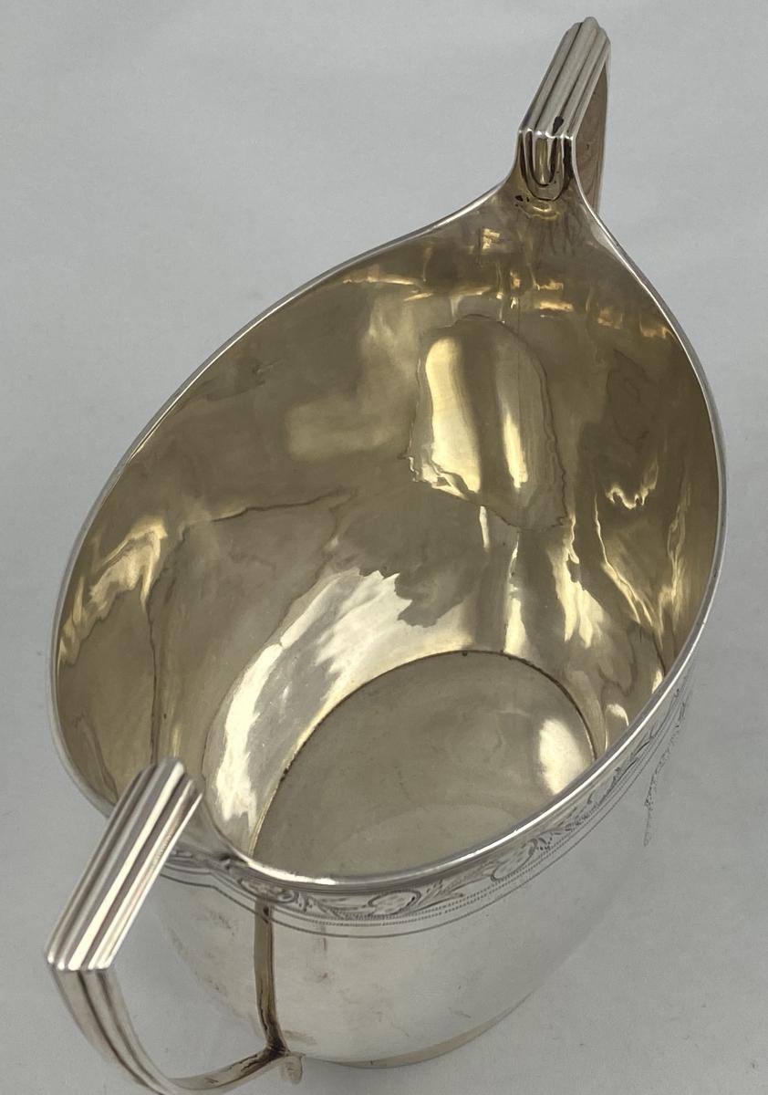 John Emes Georgian silver bowl 1800