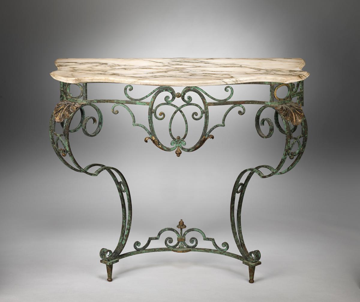 Provincial Classical Baroque Style Console Table