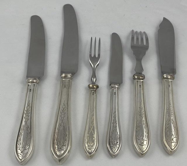Viner silver Sandringham pattern cutlery flatware 