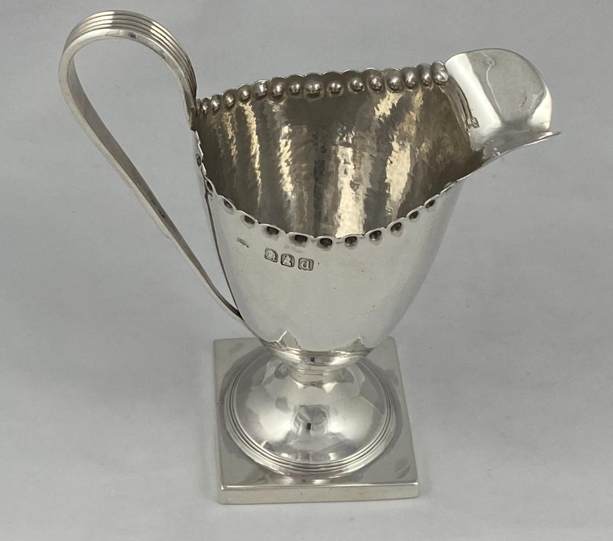 Maurice Freeman Victorian silver jug 1899