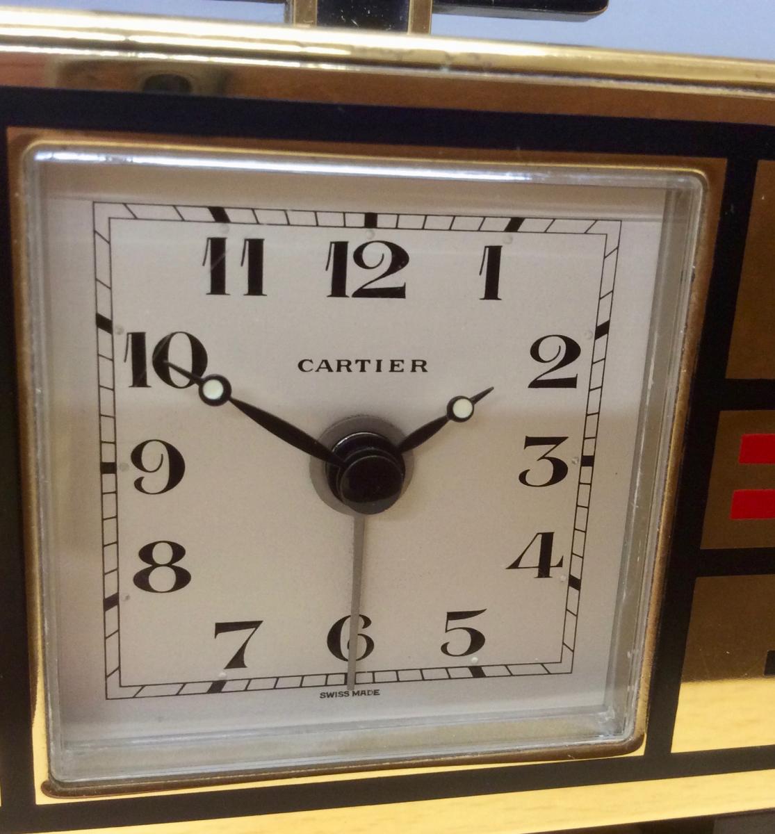 Cartier Art Deco Travel Clock / Alarm Clock