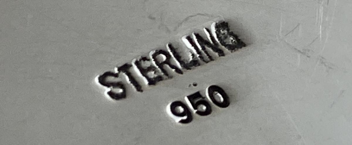 Sterling silver cocktail shaker Japanese 