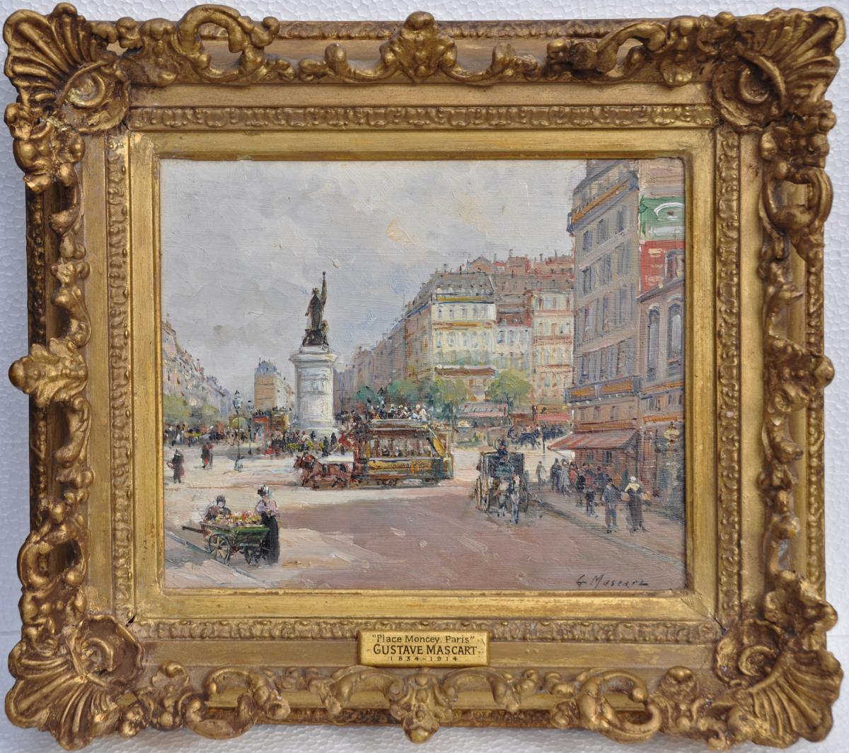 Place Moncey, Paris, Gustave Mascart framed