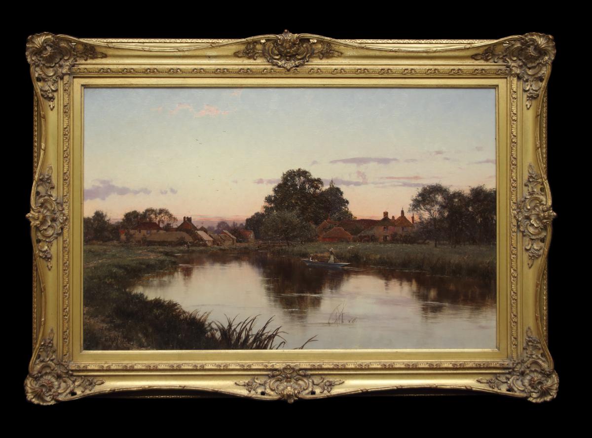 'Still Evening' by Edward Wilkins Waite (1854 - 1924)