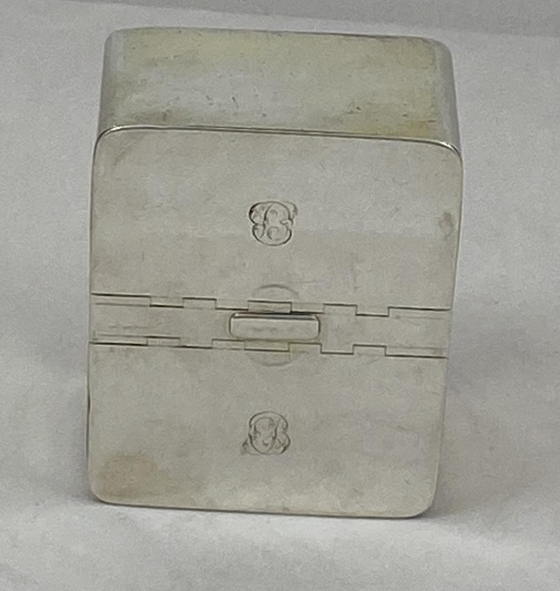 Phipps and Robinson Georgian silver Box 1799