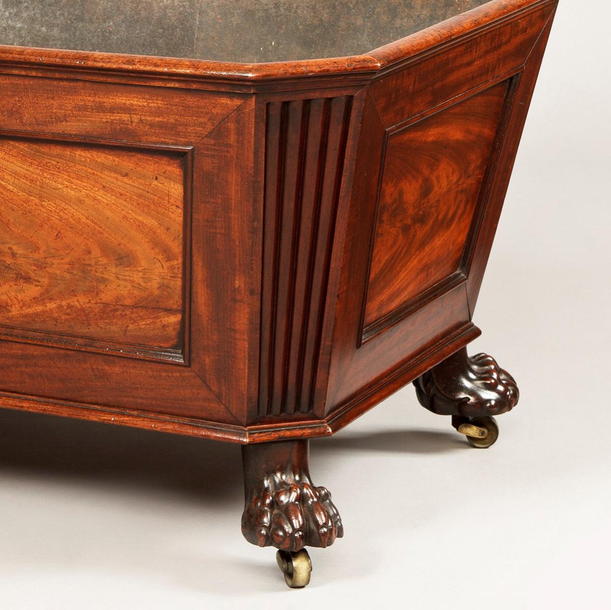 A Fine Quality Mahogany Open Top George III Wine Cooler