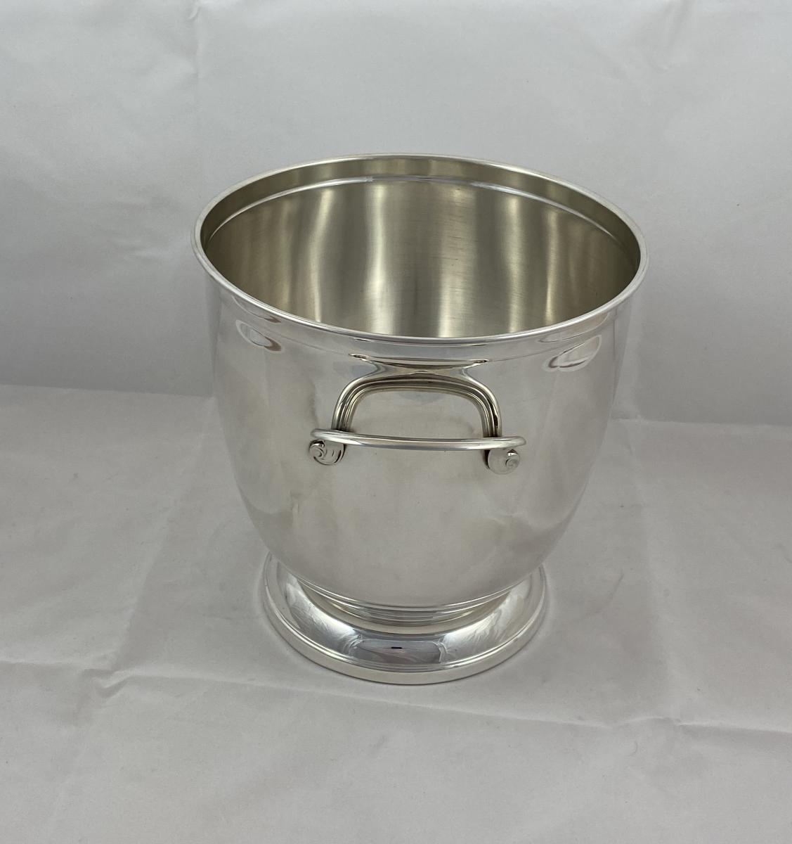 Sterling silver wine bucket cooler Victoria silverware