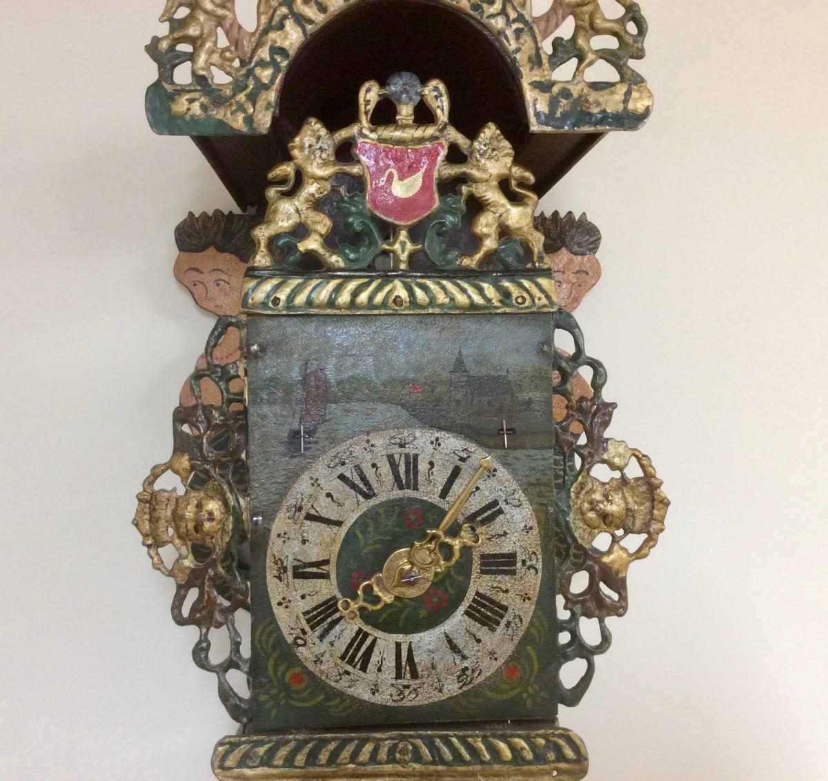 Original Dutch Stoelklok Wall Clock