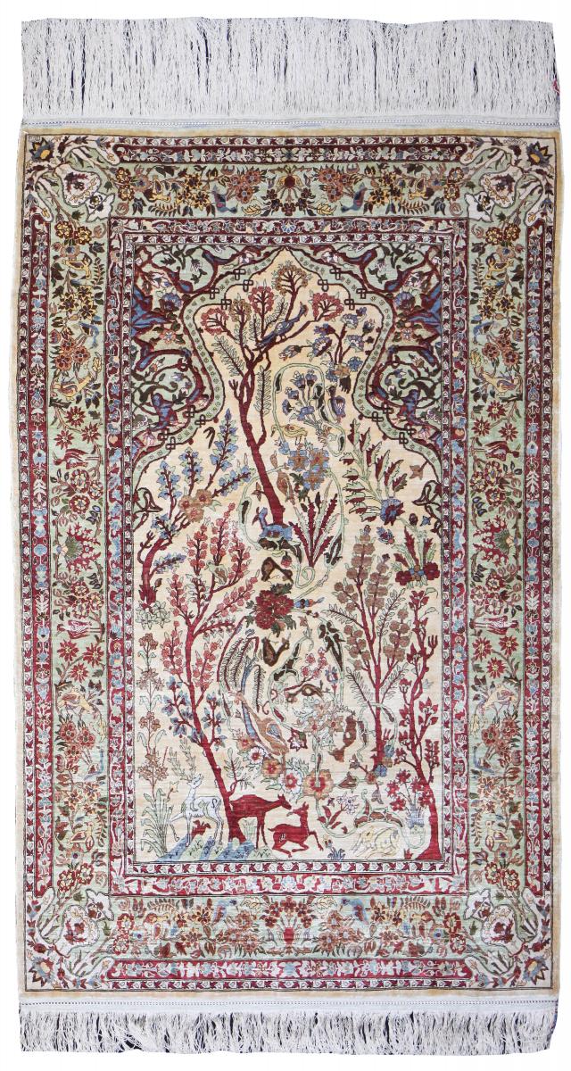 Silk Hereke rug