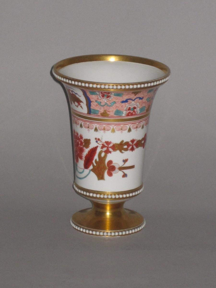 Spode pocelain Imari Trumpet Vase, circa 1815