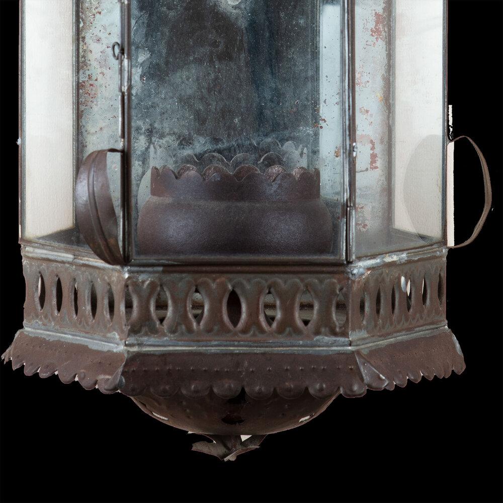 A 19th Century Bronze Wall Lantern