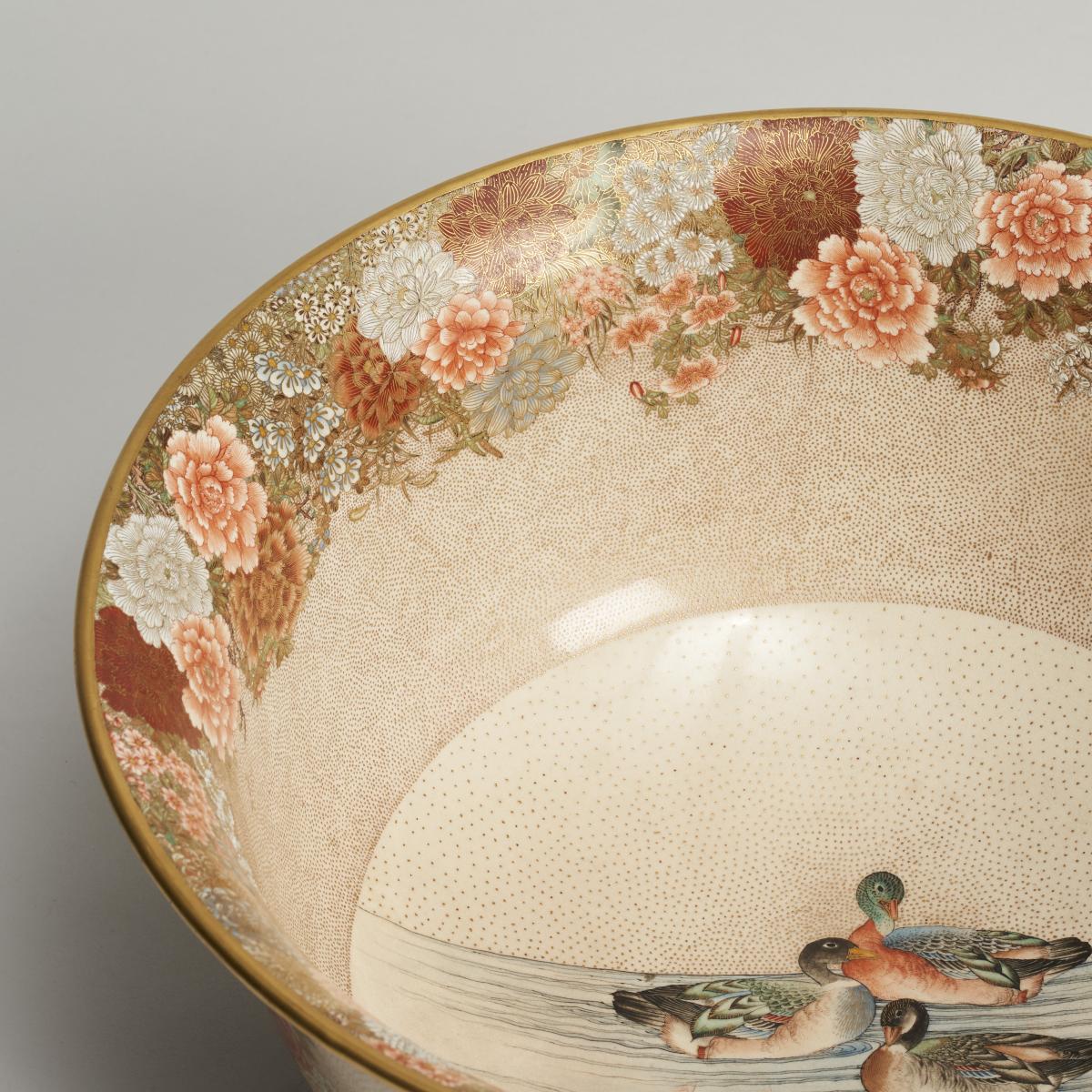 Japanese Meiji Period Satsuma bowl