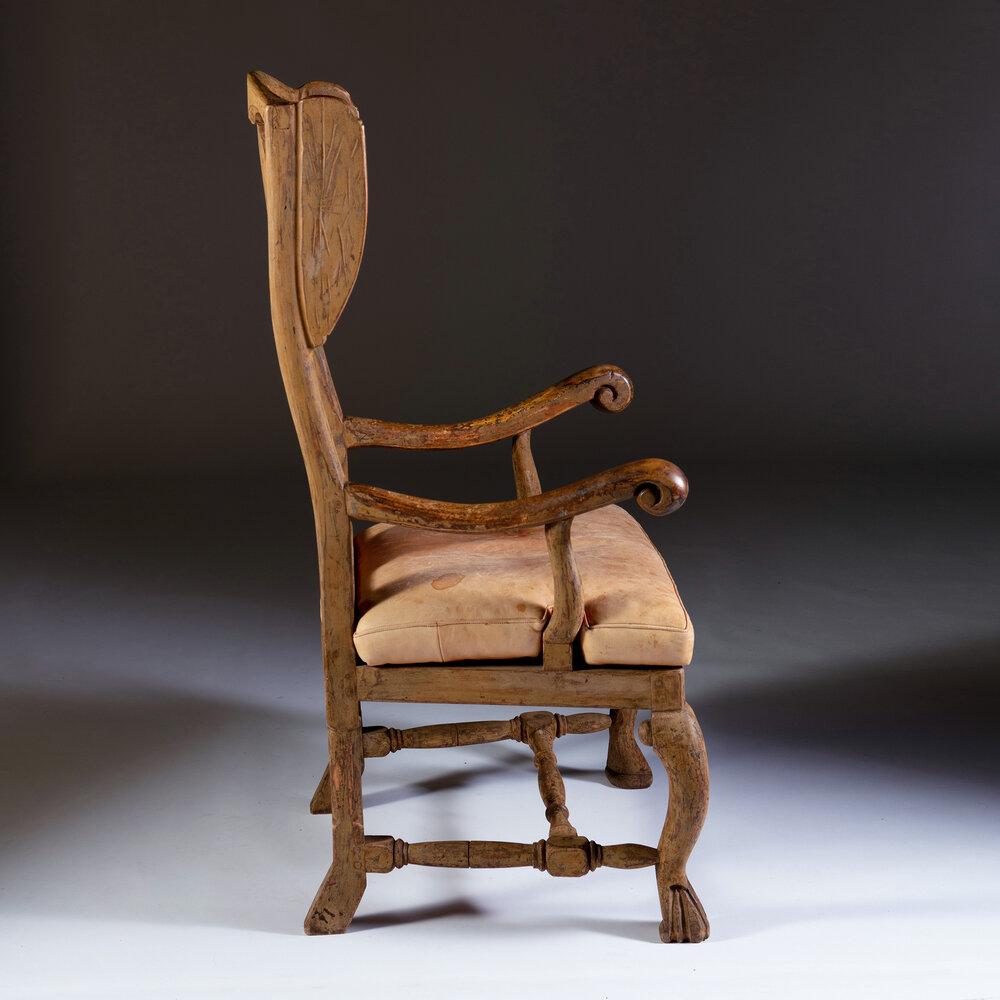 An 18th Century Swedish Armchair