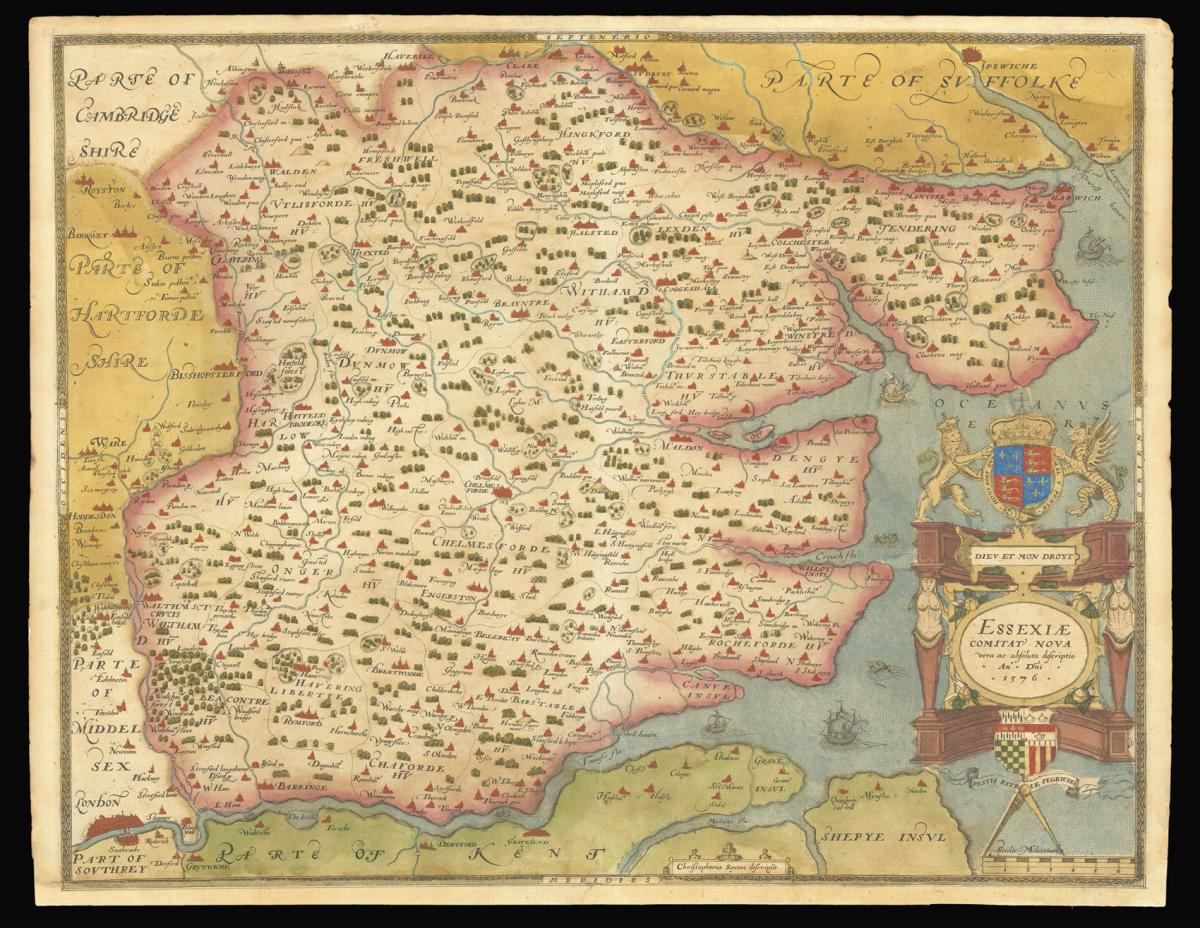 The first printed map of Essex