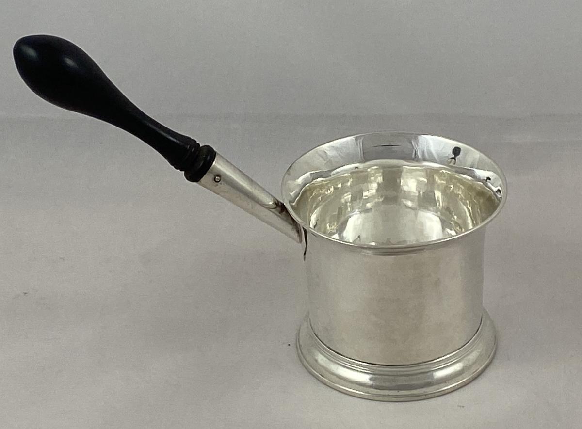 Walter Brind Georgian silver brandy pan warmer1767