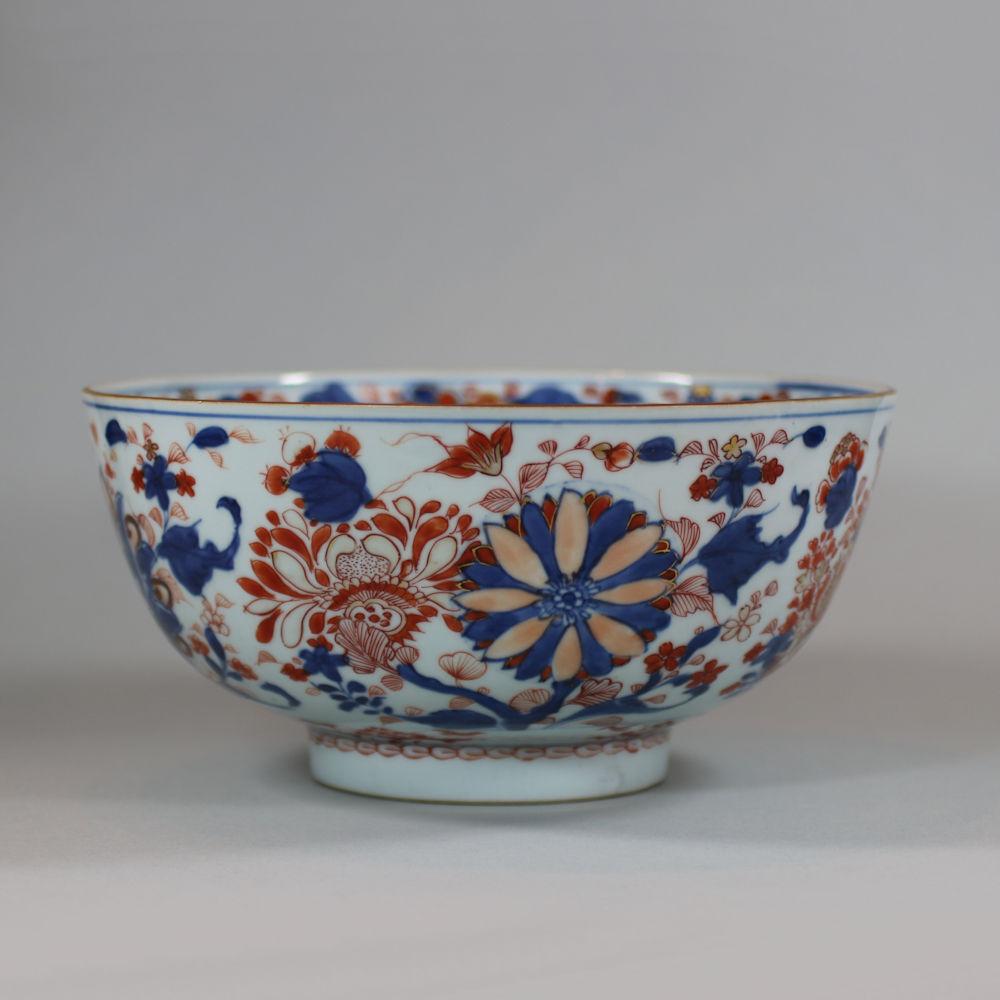 Chinese Imari bowl, late Kangxi