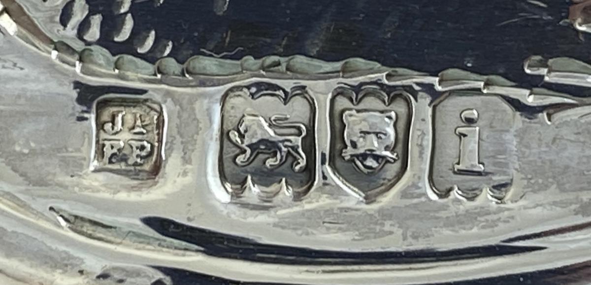 Pairpoint Brothers Irish silver dish ring 1904