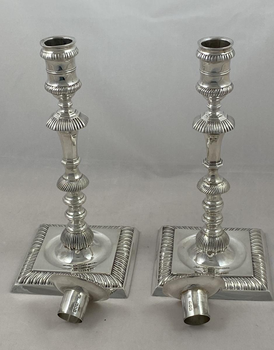 silver candlesticks Bradbury 1907
