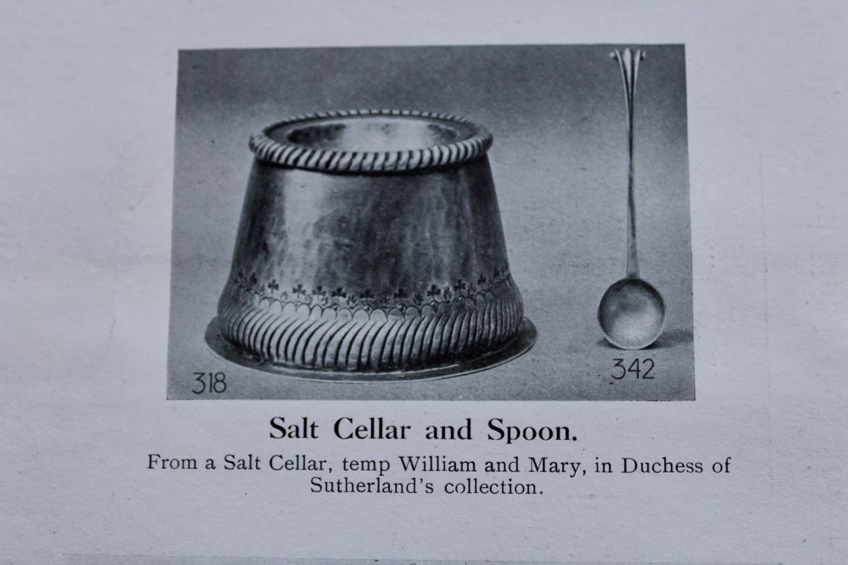 Duchess of Sutherland Cripples Guild silver salts design