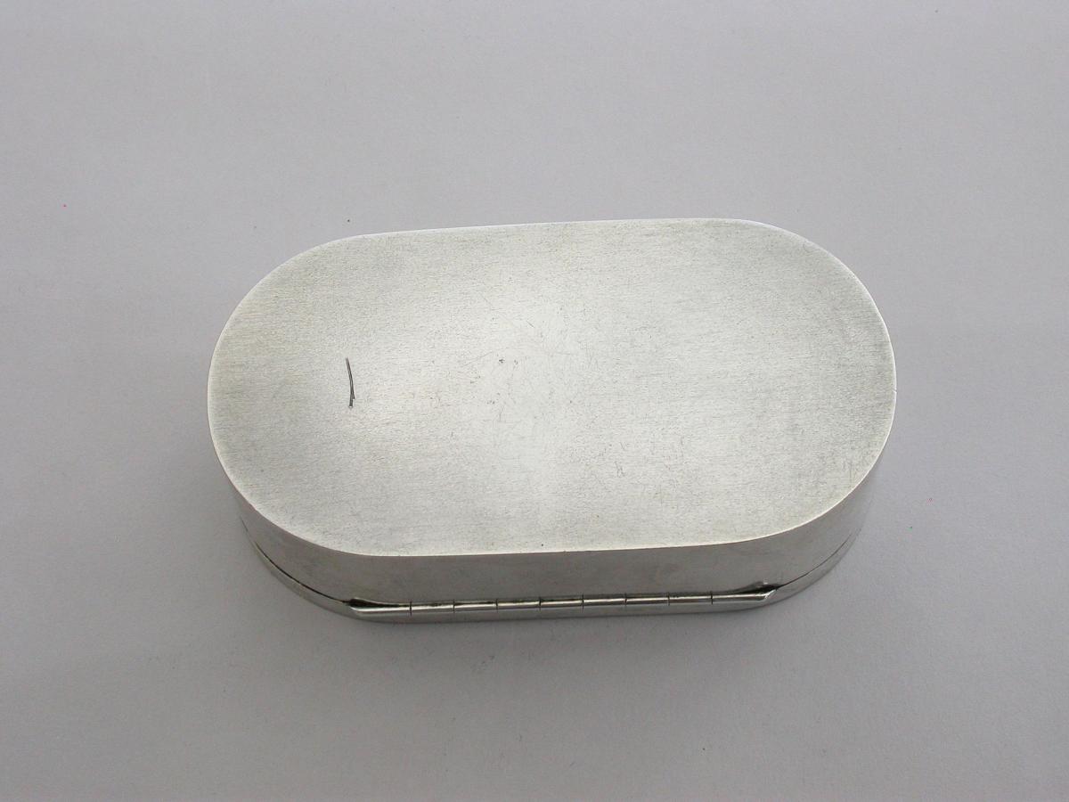 American Sterling Silver & Enamel Double Stamp Roll Dispenser Box